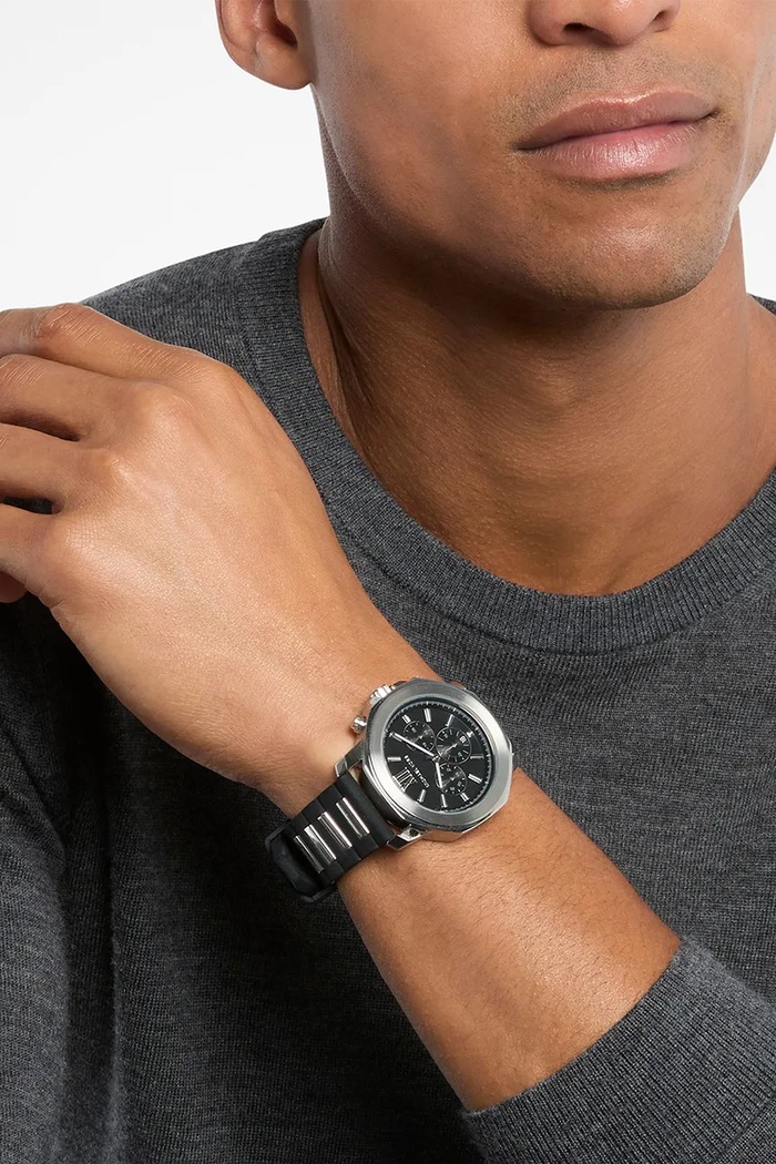 Michael Kors zegarek męski Prescott srebrny MK9262