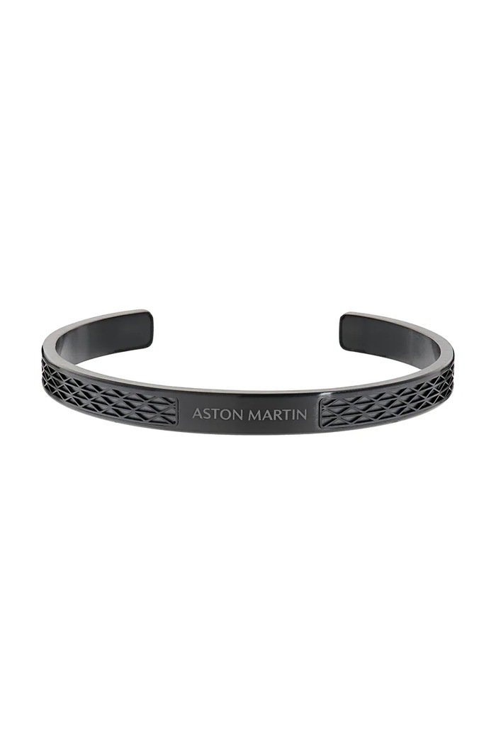Aston Martin Βραχιόλι ανδρικό μεταλλικό MJIGS6BL148 γκρί AA00