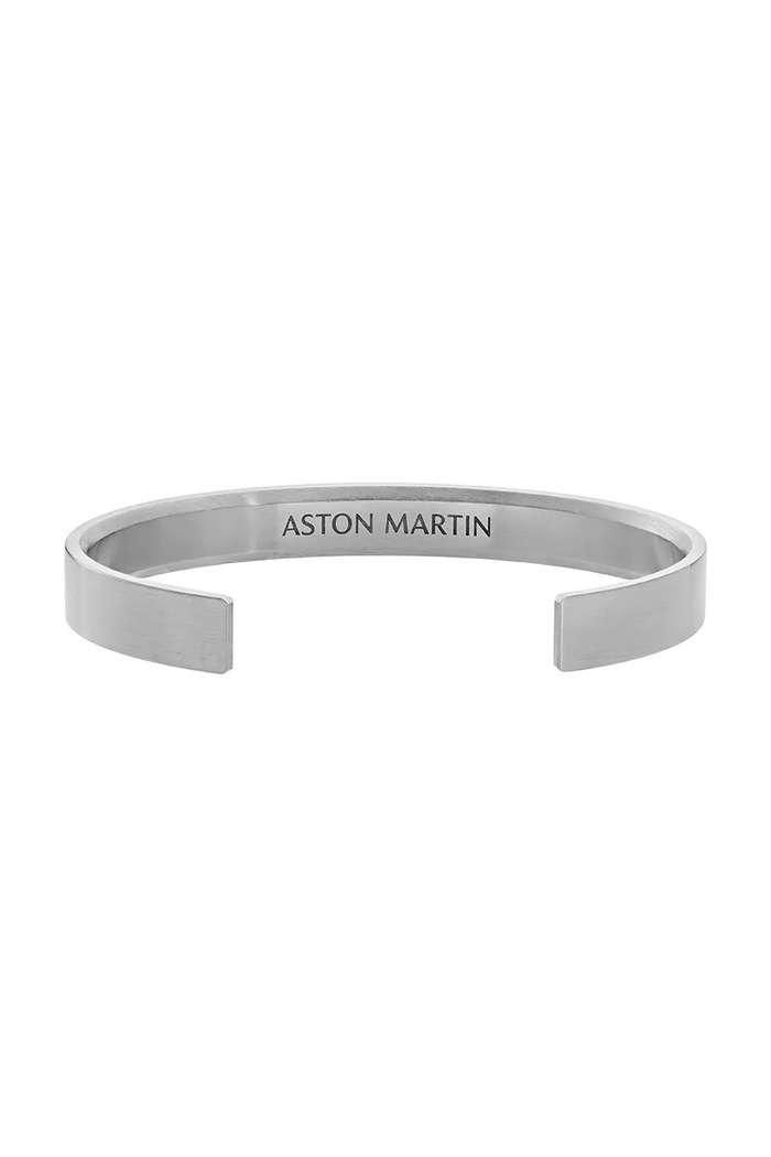 Akcesoria Aston Martin bransoletka męska metalowa MJIBF5BL348 srebrny