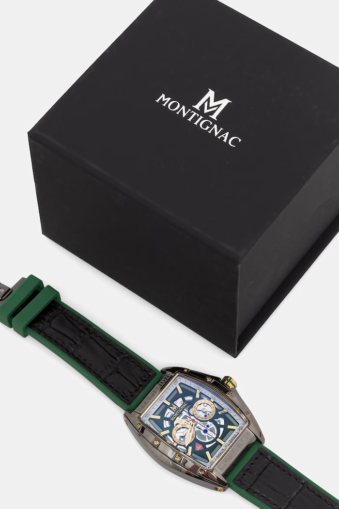 MONTIGNAC ρολόι ανδρικό PALADIN MOW803 πράσινο