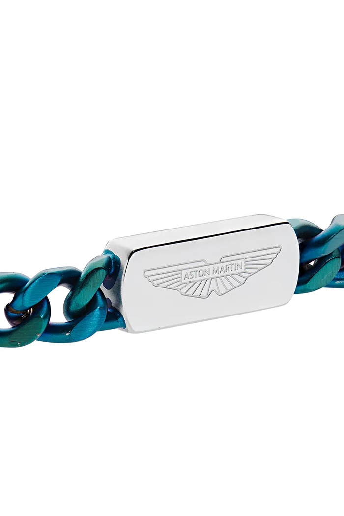 Akcesoria Aston Martin bransoletka damska metalowa MJIUF5BL548 zielony