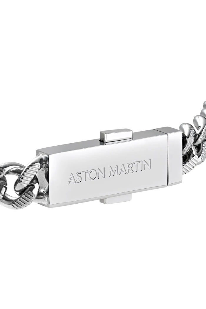 Akcesoria Aston Martin bransoletka męska metalowa MJIUF5BL248 srebrny