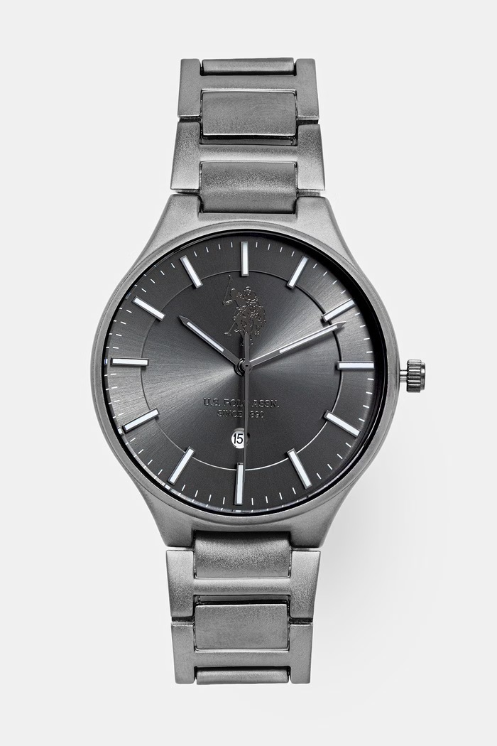 U.S. Polo Assn. zegarek męski JORDAN szary USP7183GY