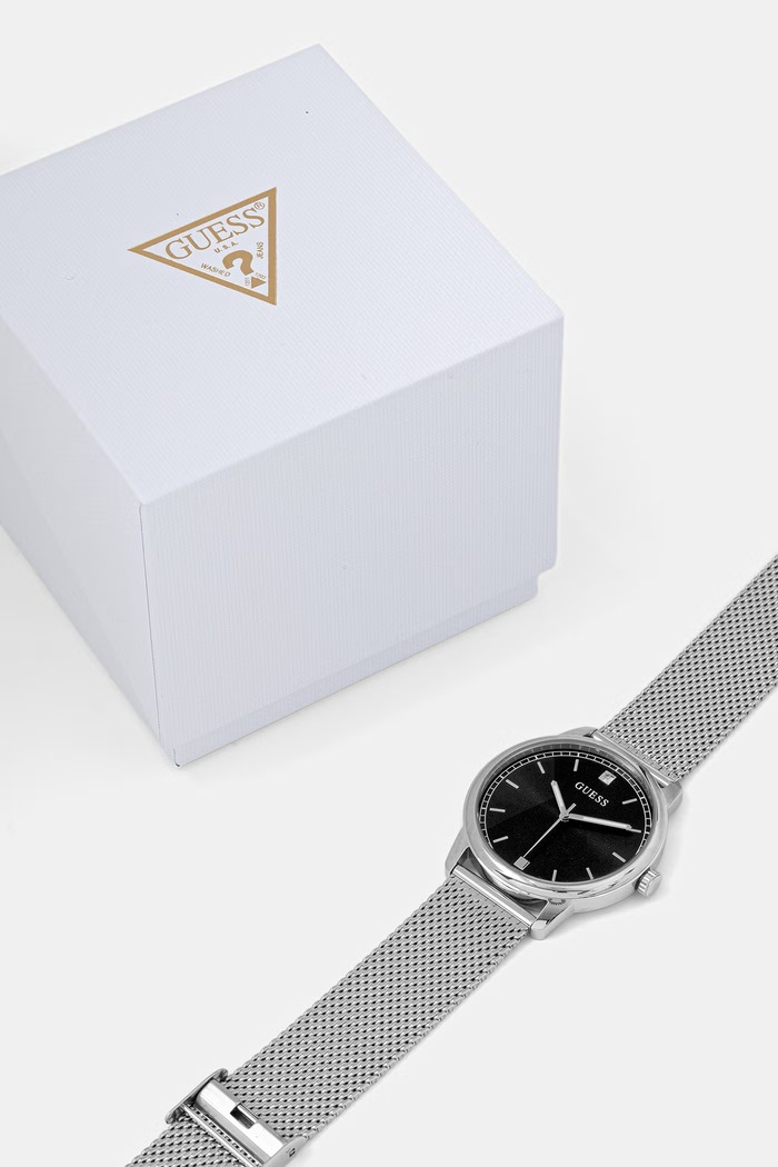 Dodatki Guess ura moška GW0974G1 srebrna