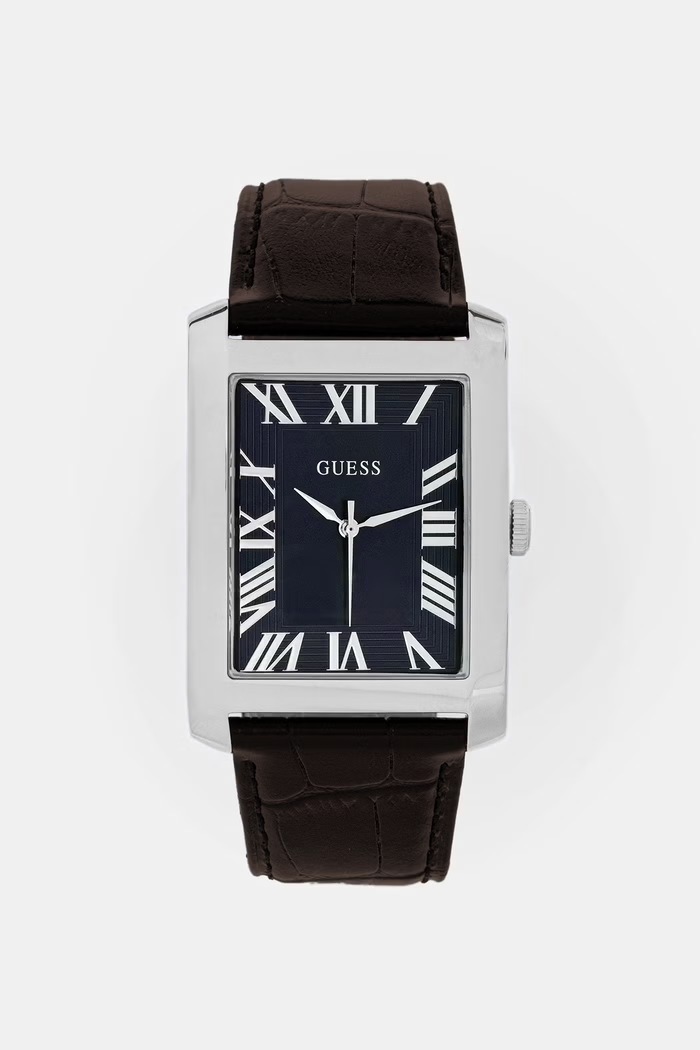 Guess zegarek męski srebrny GW1003G2