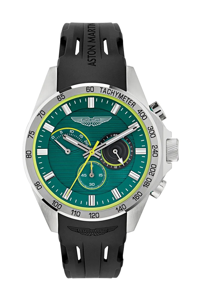 Aston Martin zegarek męski AML THRILL srebrny MTRH1F502
