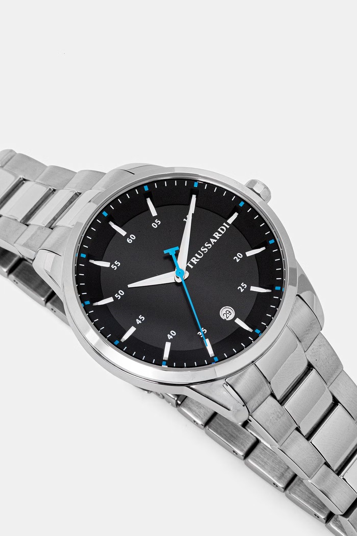 Trussardi ρολόι ανδρικό R2453171005 ασημί AA00