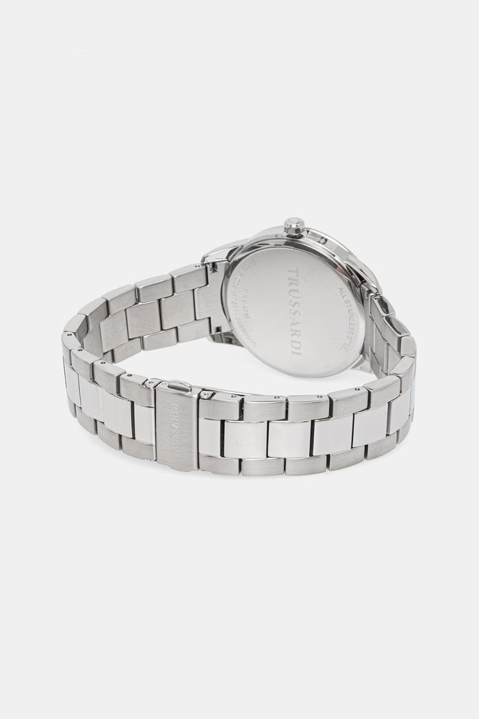 Αξεσουάρ Trussardi ρολόι ανδρικό R2453171005 ασημί