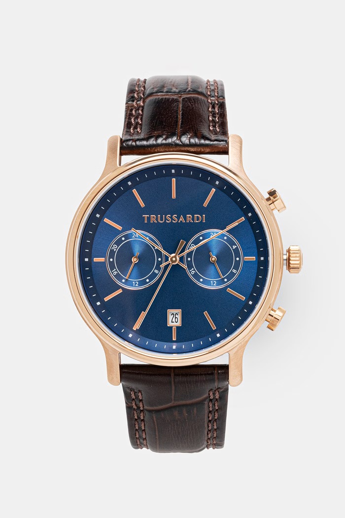 Trussardi ρολόι ανδρικό καφέ R2451174001