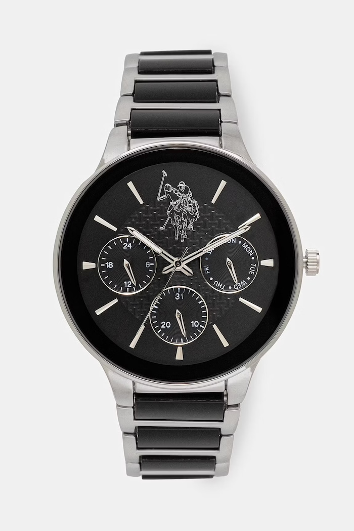 U.S. Polo Assn. ura moška ALEXANDRE srebrna USP4892ST