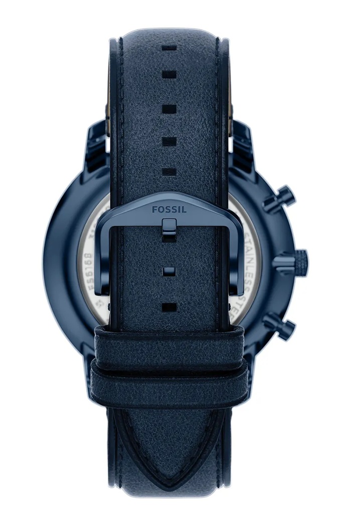 Fossil ρολόι ανδρικό Neutra FS6168 σκούρο μπλε AA00