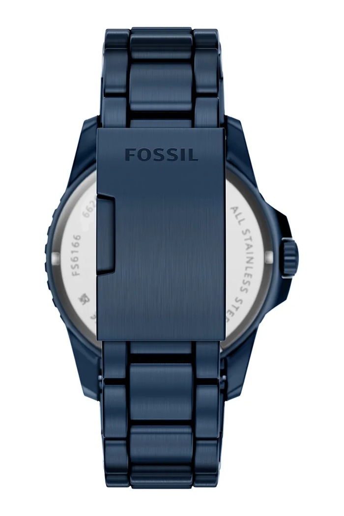 Fossil ρολόι ανδρικό Fossil Blue FS6166 σκούρο μπλε AA00