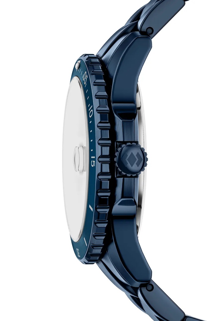 Αξεσουάρ Fossil ρολόι ανδρικό Fossil Blue FS6166 σκούρο μπλε