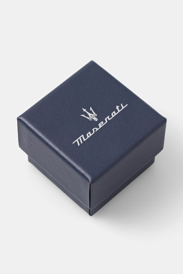 Akcesoria MASERATI pierścionek męski CERAMIC JM226ATZ890 niebieski