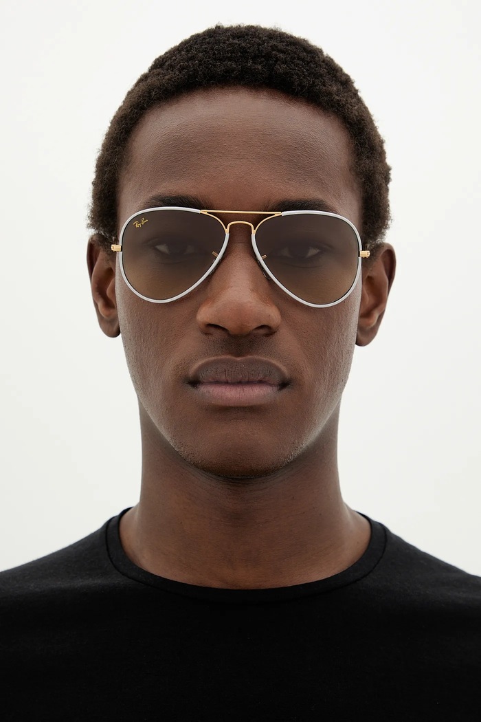 Ray-Ban okulary przeciwsłoneczne AVIATOR FULL COLOR 0RB3025JM