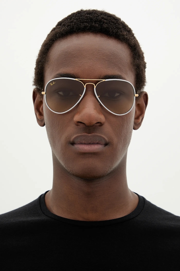 Ray-Ban okulary przeciwsłoneczne AVIATOR FULL COLOR 0RB3025JM