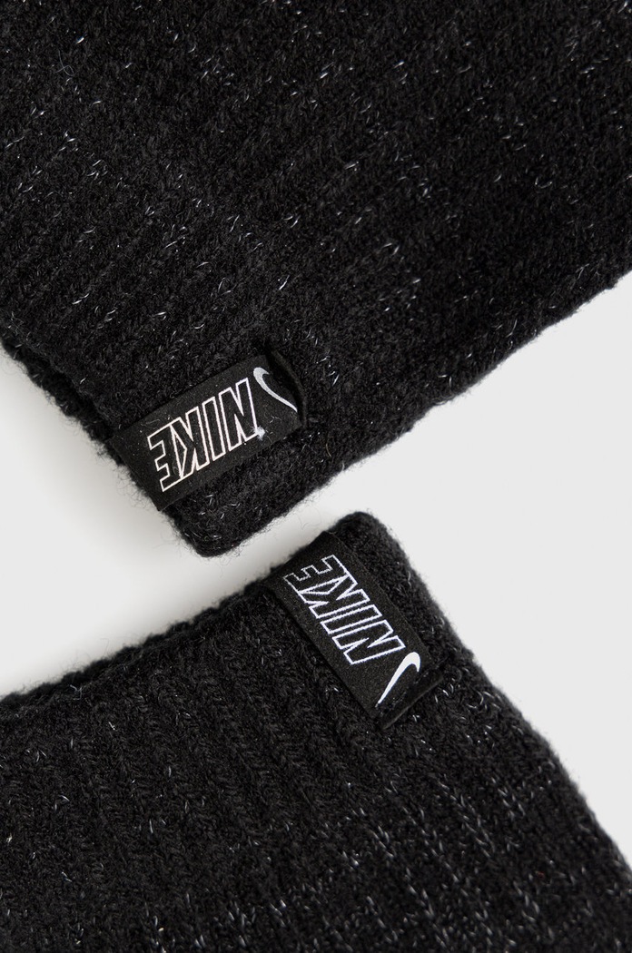 Nike opaska i rękawiczki czarny N.100.2000.082.OS