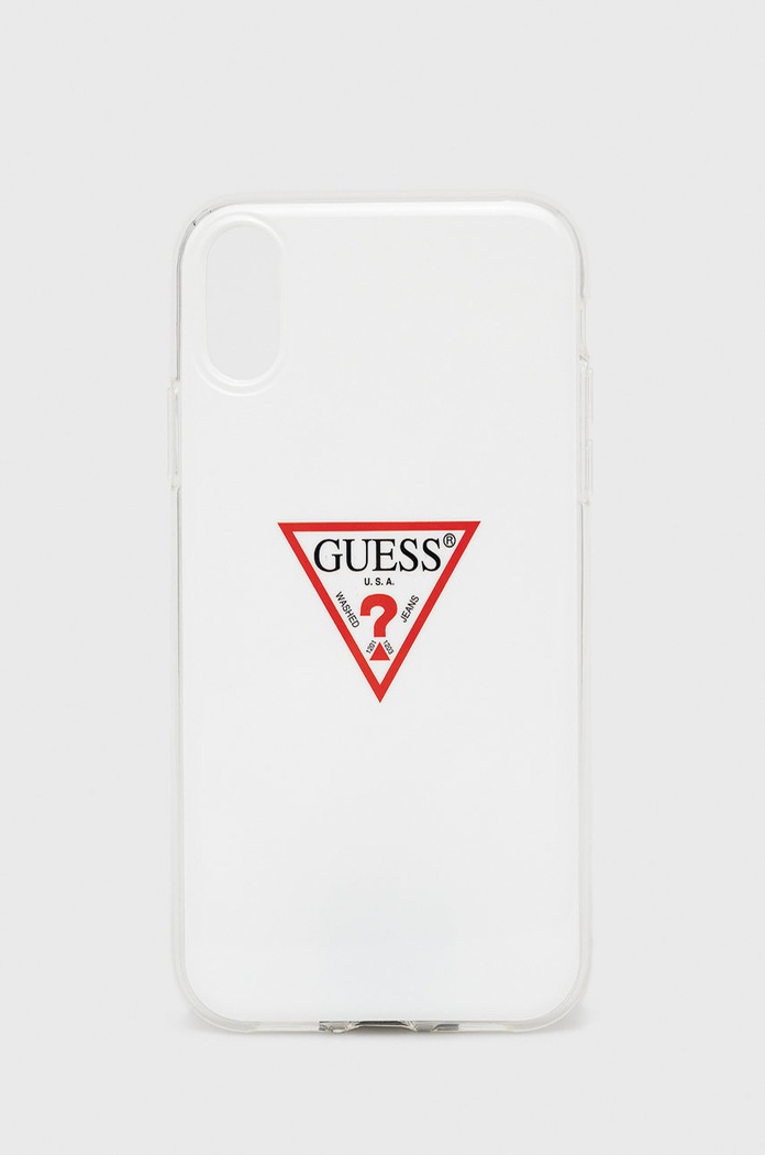 Guess Etui na telefon iPhone Xr na telefon biały GUHCI61PCUCTLWH