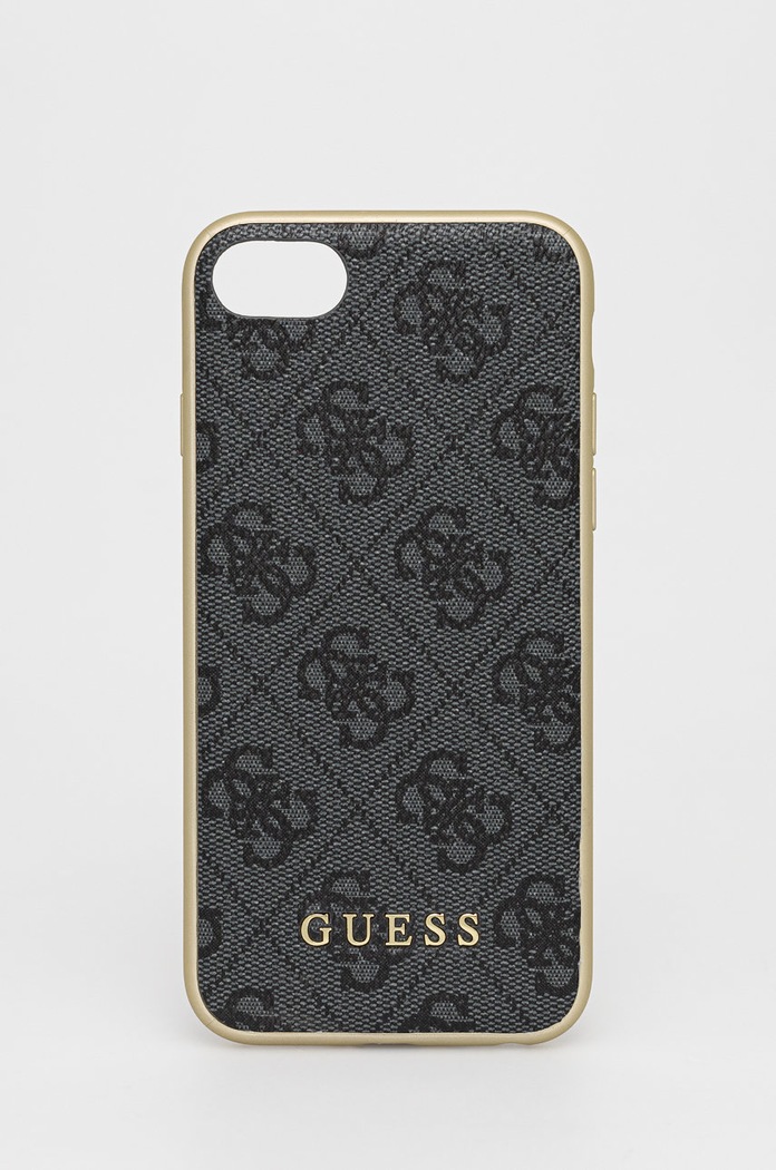 Guess Etui na telefon iPhone 7/8/SE 2020 szary GUHCI8G4GG