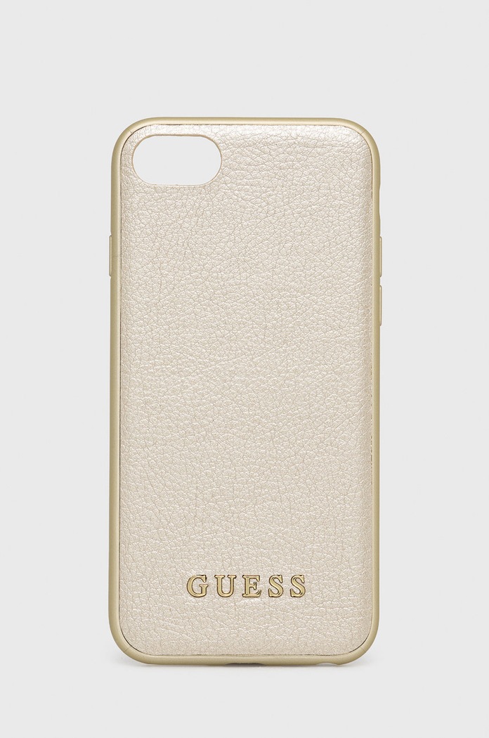Guess Etui na telefon iPhone 7/8/SE na telefon złoty GUHCI8IGLGO