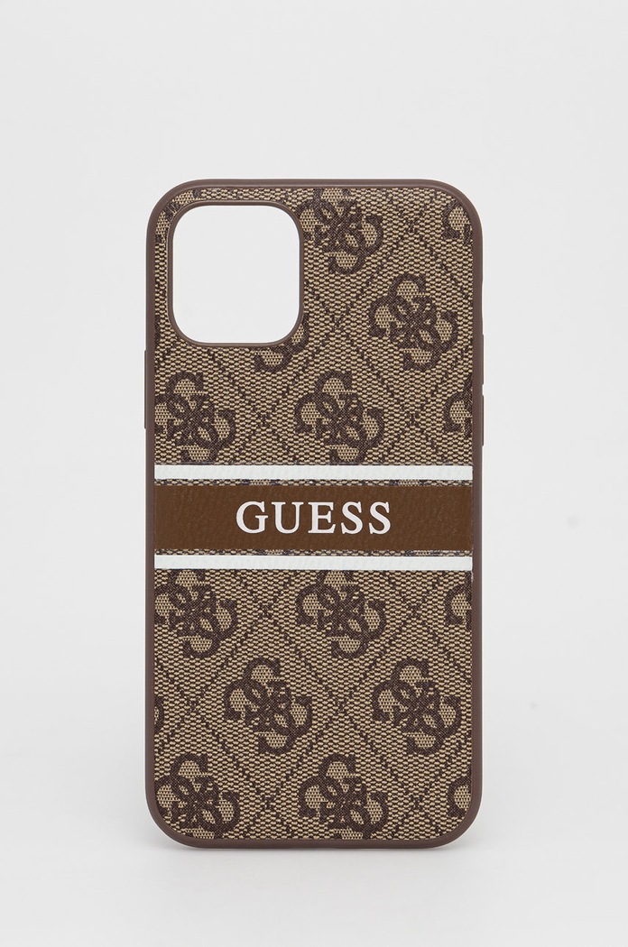 Guess Etui na telefon iPhone 11 Pro na telefon brązowy GUHCN584GDBR
