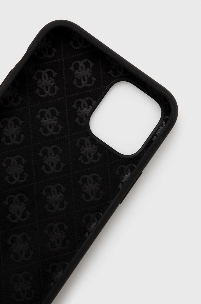 Guess Etui na telefon iPhone 11 Pro GUHCN58LSLMGBK czarny AA00