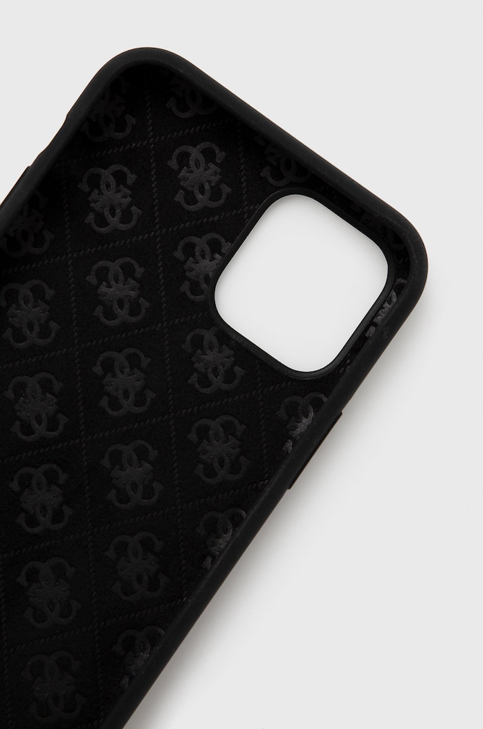 Guess Etui na telefon iPhone 11 Pro GUHCN58LSLMGBK czarny AA00