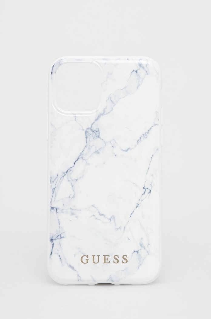 Guess Etui na telefon iPhone 11 Pro na telefon biały GUHCN58PCUMAWH