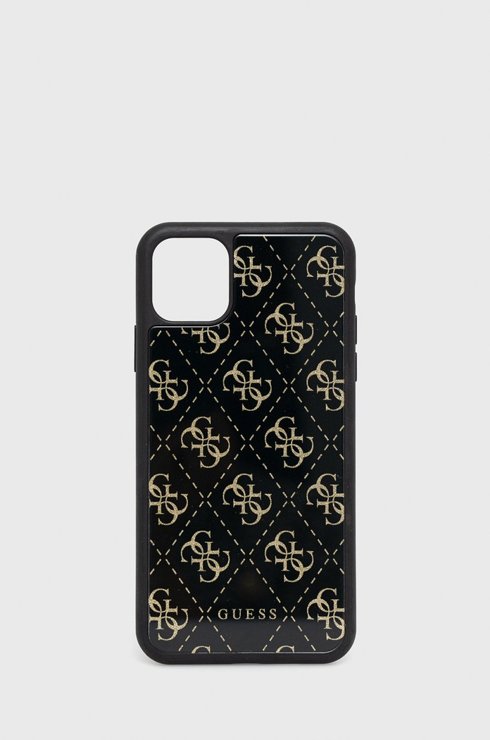 Guess Etui na telefon iPhone 11 Pro Max na telefon czarny GUHCN654GGPBK