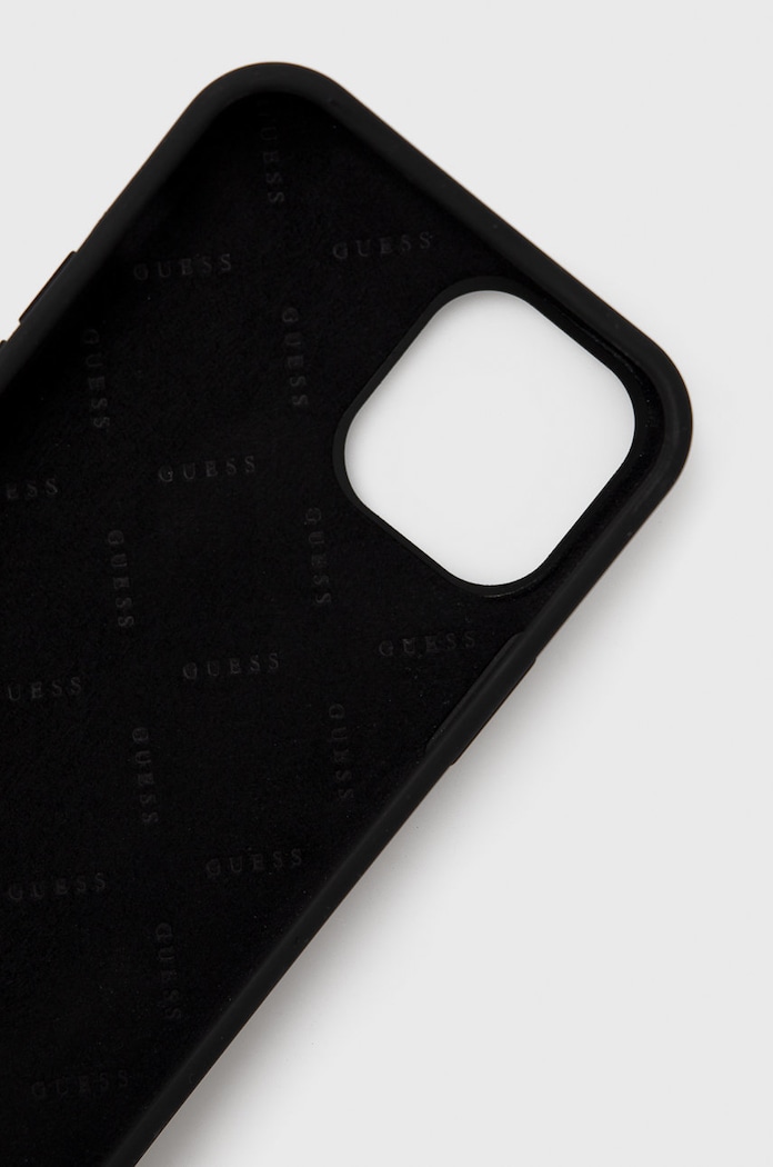 Guess Etui na telefon iPhone 12/12 Pro GUHCP12MLSC4GBK czarny AA00
