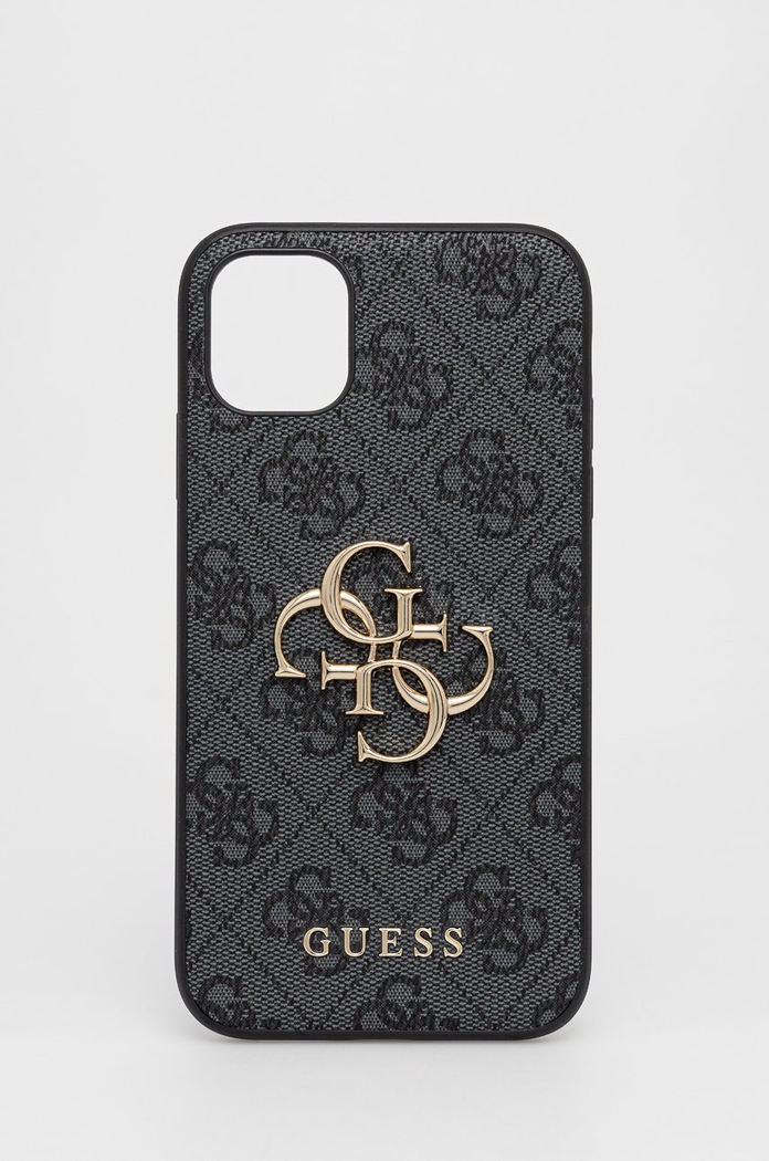 Guess Etui na telefon iPhone 11 na telefon szary GUHCN614GMGGR
