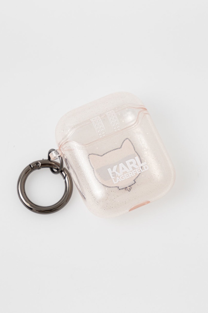 Karl Lagerfeld Pokrowiec na Airpods KLA2UCHGD KLA2UCHGD transparentny AA00