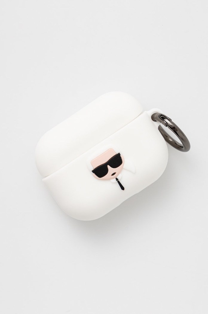 Karl Lagerfeld Pokrowiec na Airpods Pro KLACAPSILGLWH biały KLACAPSILGLWH