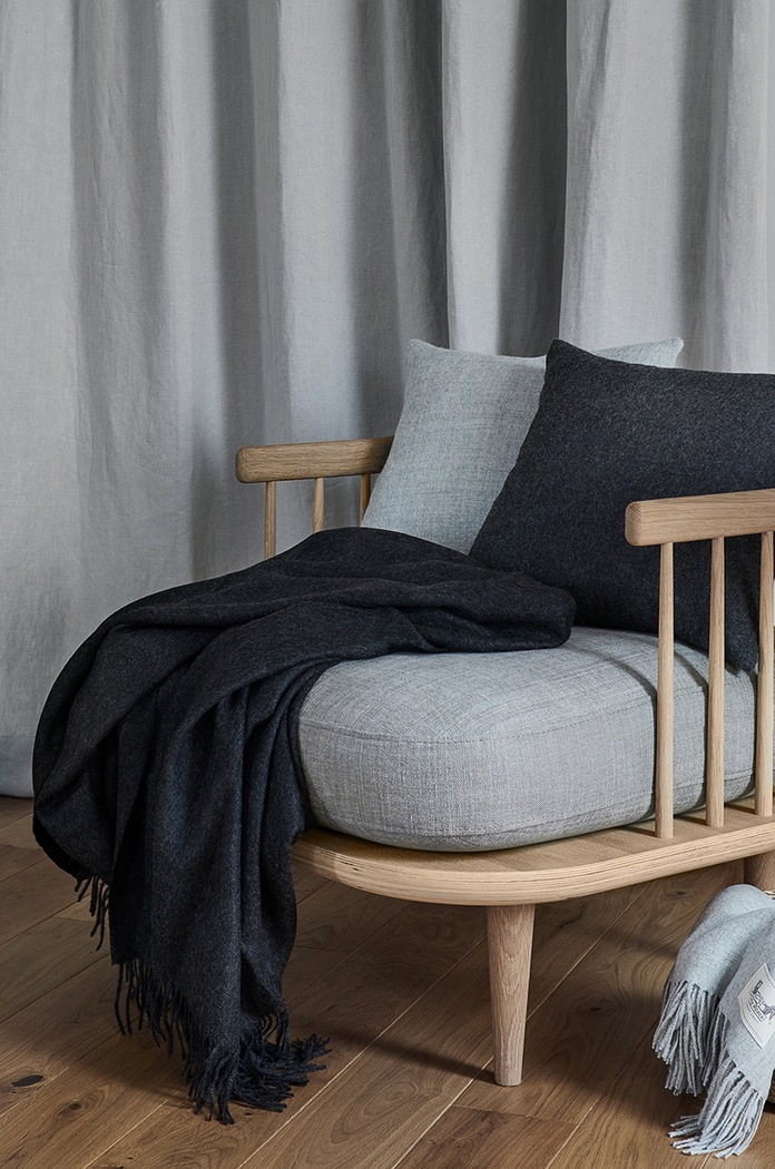 My Alpaca - Posteľná prikrývka z alpaky a organickej bavlny 130 x 220 cm THPKA130220 sivá