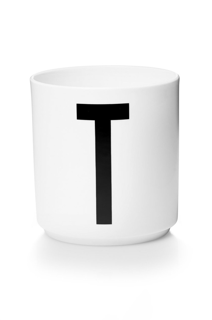 Design Letters - Ceasca alb 10201000T