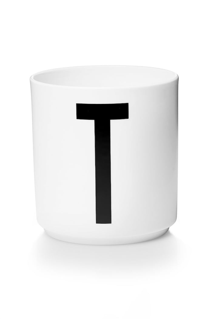 Design Letters - Ceasca alb 10201000T