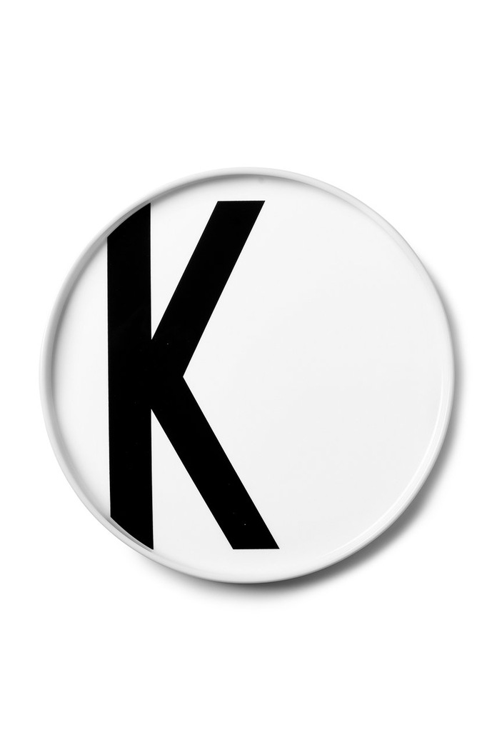 Talíř Design Letters bílá 10201500K