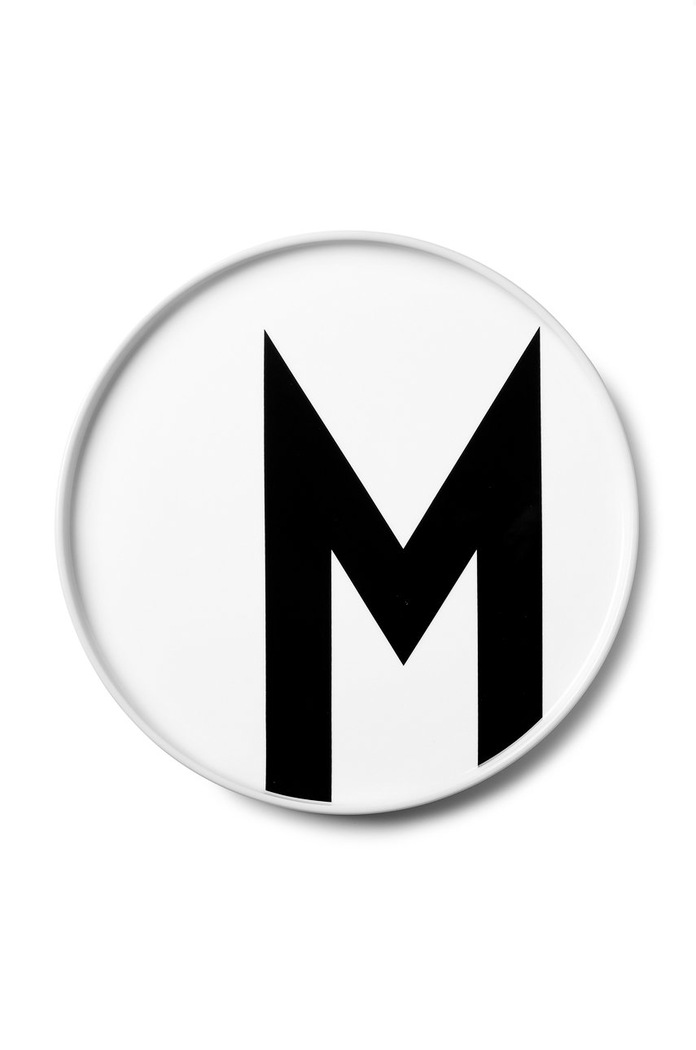 Talíř Design Letters bílá 10201500M