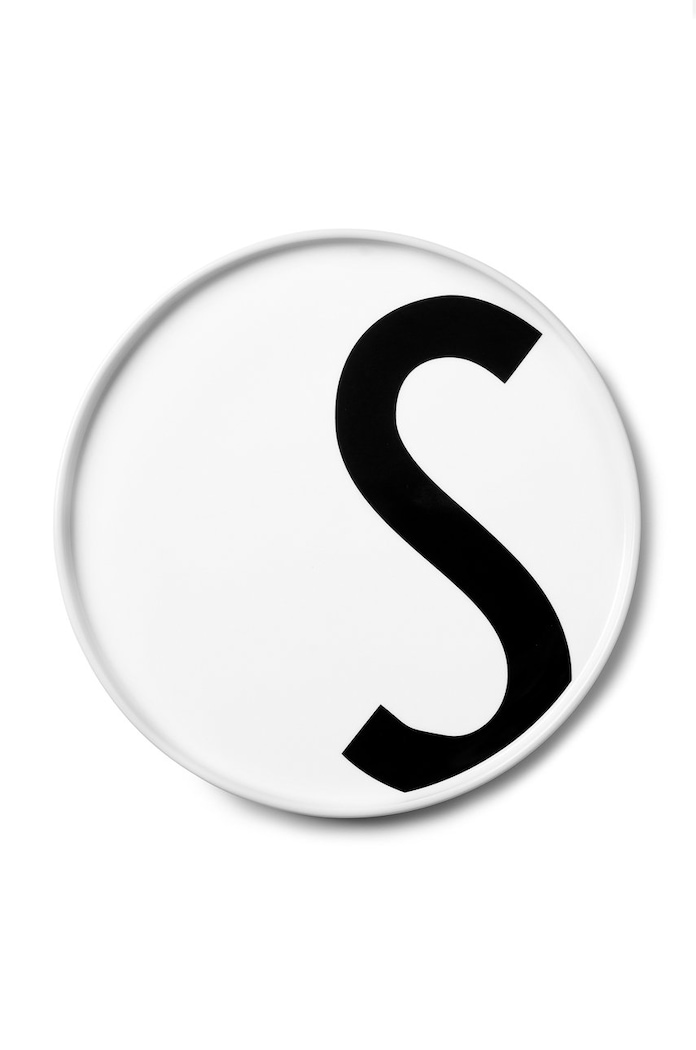 Design Letters Πιάτο λευκό 10201500S