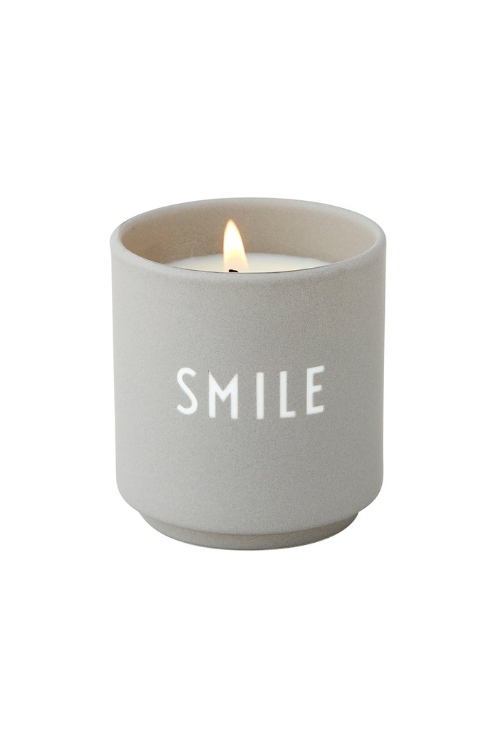 Design Letters - Αρωματικό κερί γκρί 10107000CLGRSMILE