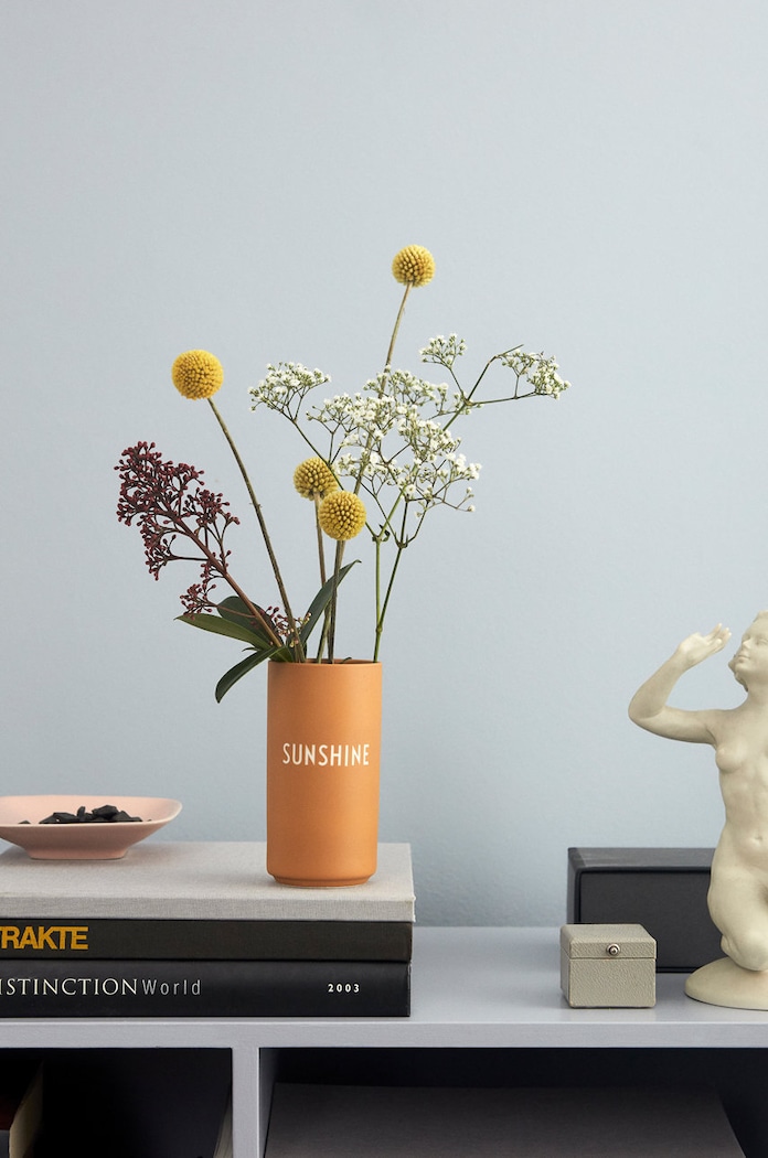 Dekorativní váza Design Letters oranžová 10101005MUSUNSHINE