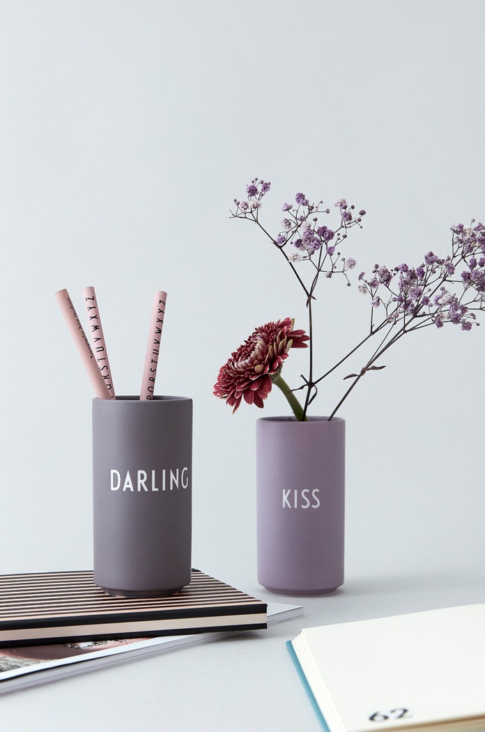 Design Letters - Διακοσμητικό βάζο 10101005PPLDARLING μωβ AA00
