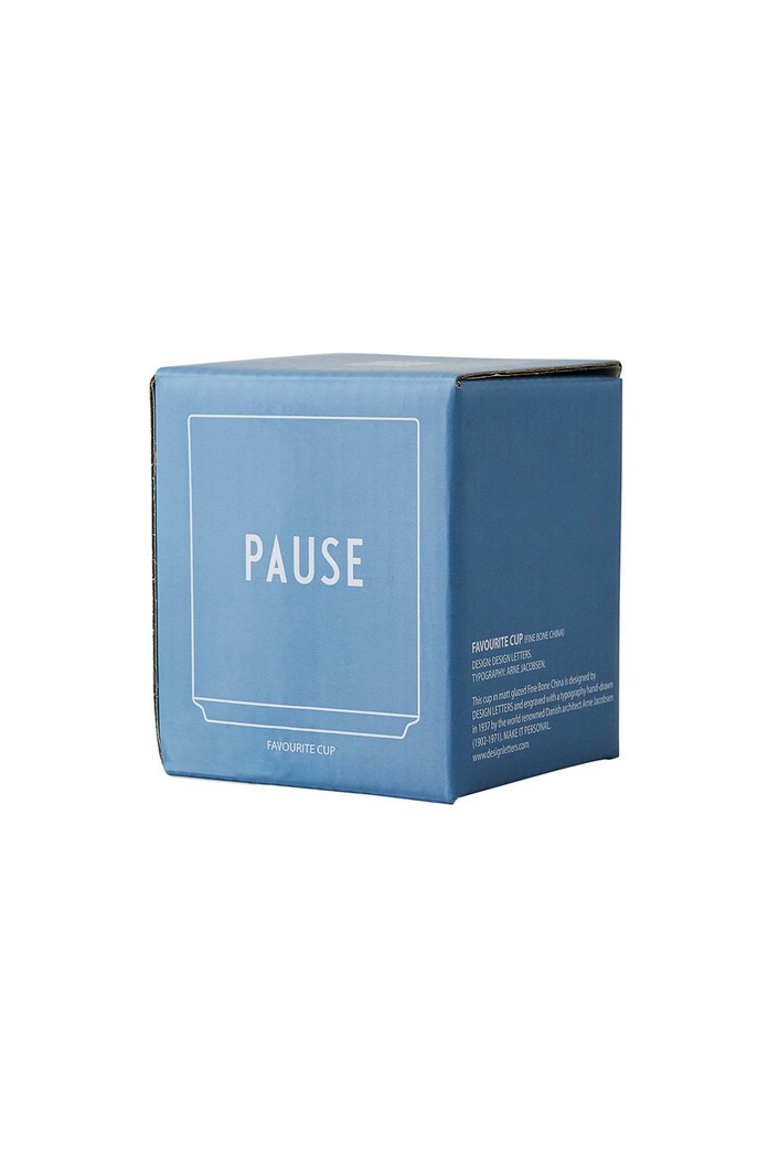 Design Letters kubek 10101002PAUSE niebieski AA00