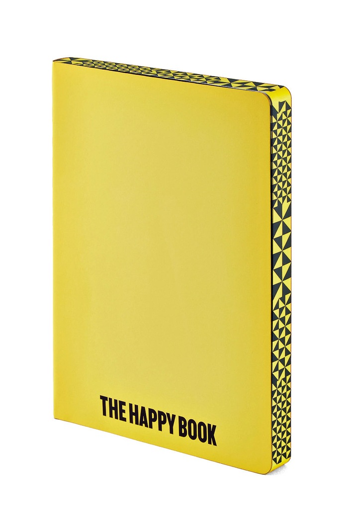 Nuuna notatnik HAPPY BOOK BY STEFAN SAGMEISTER żółty 53375