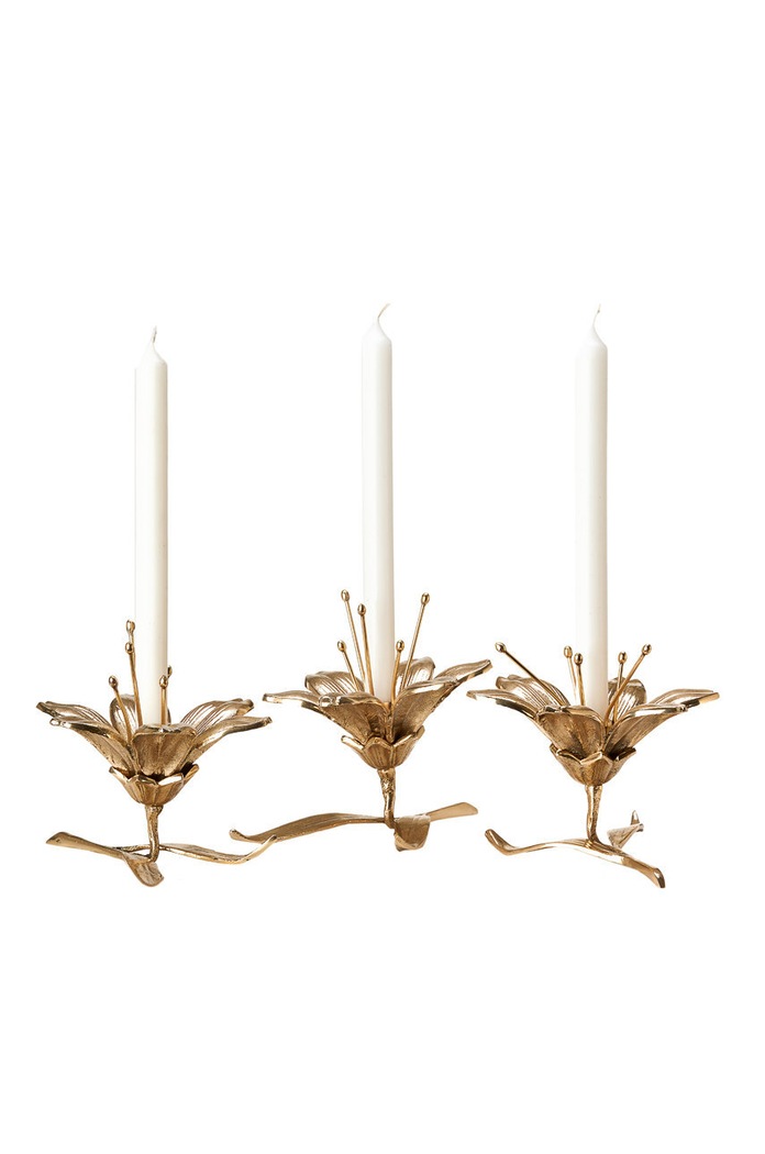 Living și dormitor Pols Potten - Sfesnic decorativ 375.225.060 galben