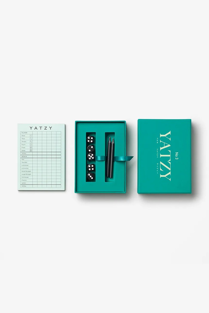Lifestyle Printworks - Joc de masa - yatzy (zaruri) PW00341 turcoaz