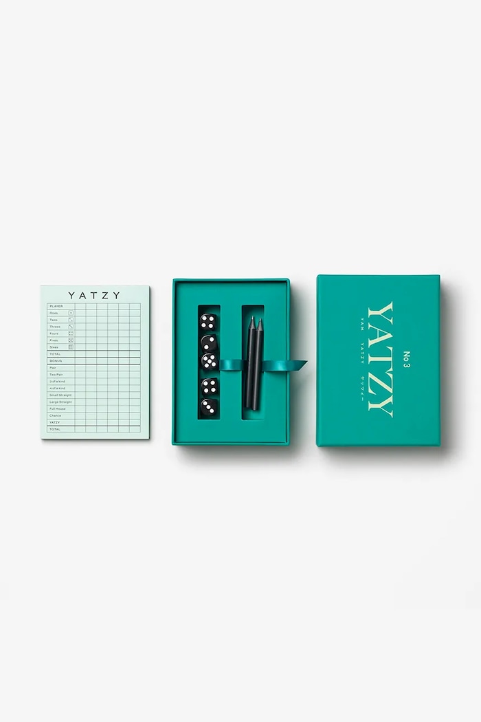 Lifestyle Printworks - Joc de masa - yatzy (zaruri) PW00341 turcoaz