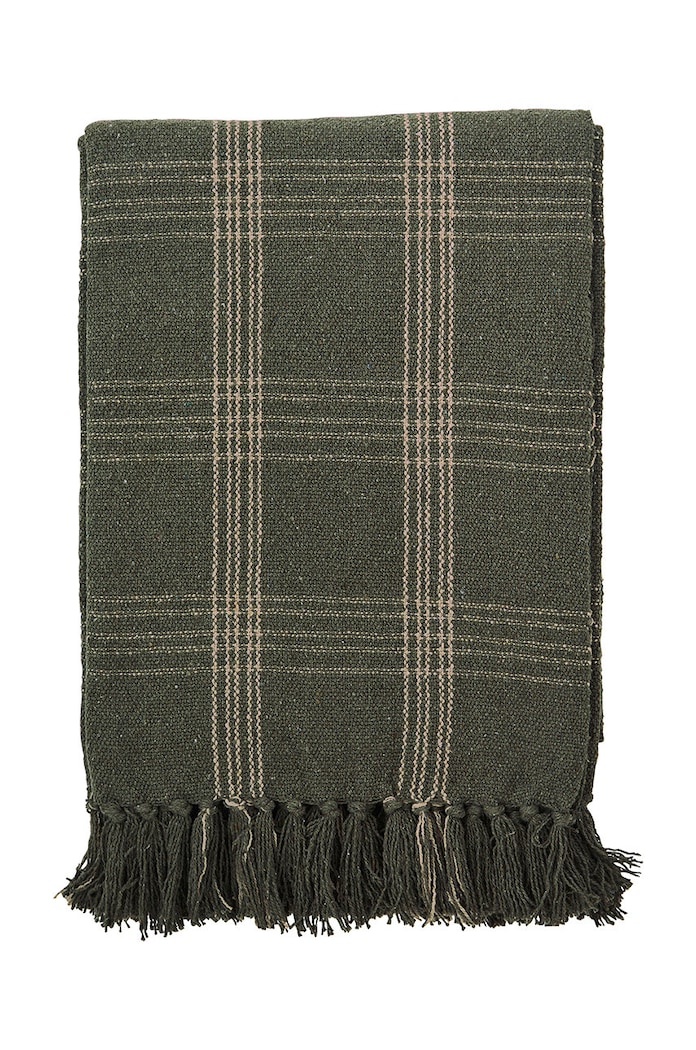 Madam Stoltz Pătură verde JETH8336.KH