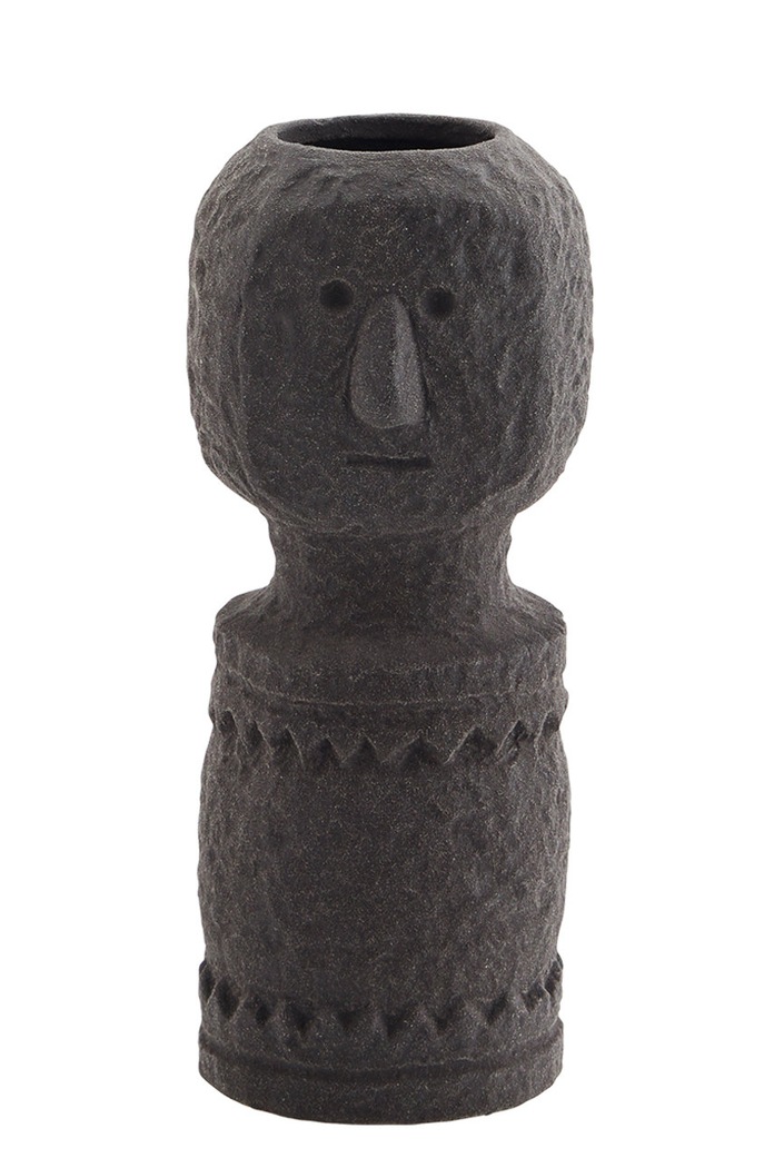 Madame Stoltz wazon dekoracyjny czarny E2616.C4