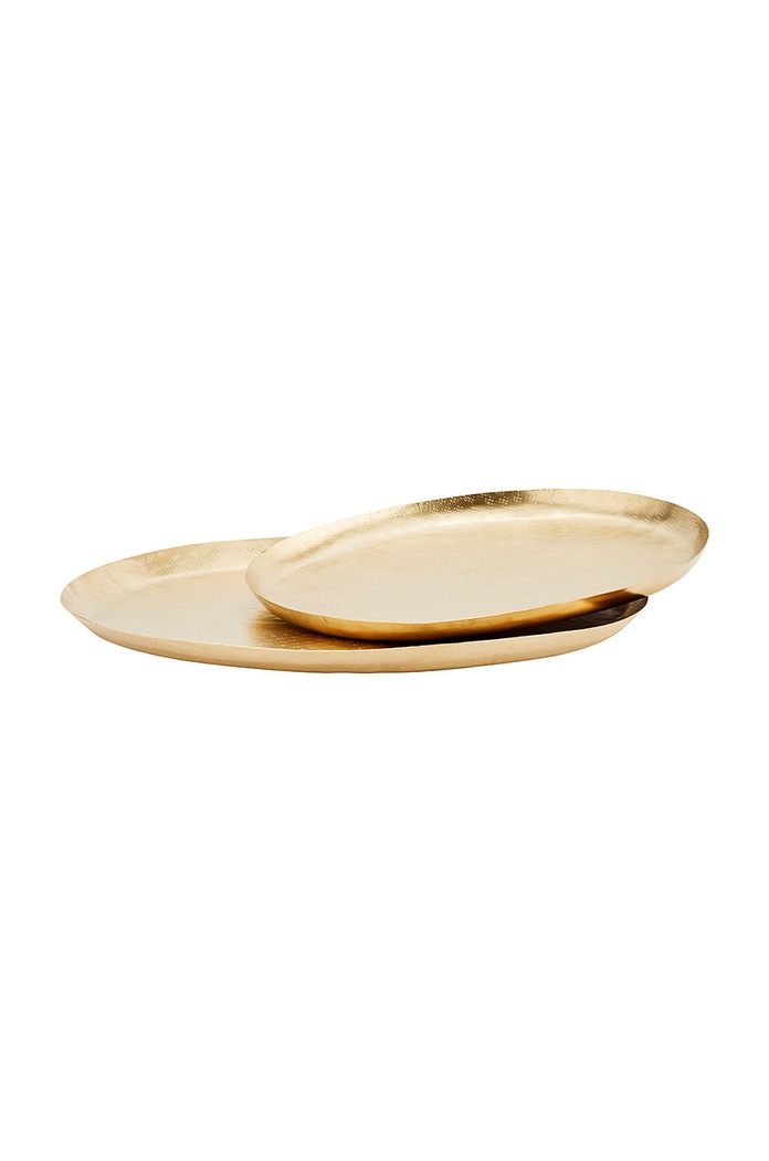Madam Stoltz Set: tavi decorative (2-pack) galben IB.00475G